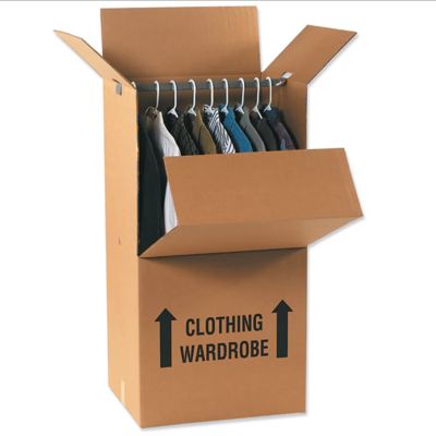 satın al DIY Hareketli Dolap Karton Kutusu Güçlendirilmiş Kıyafet Asma direği ile online manufacture