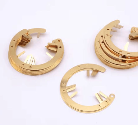 0.05mm Bakır damgalama parçaları OEM hassas metal damgalama parçaları