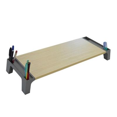 Paslanmaz Çelik Metal Damgalama Riser Tasarımı Kablo Organizatörü Modern Tarzı ile Şık Monitor Standı